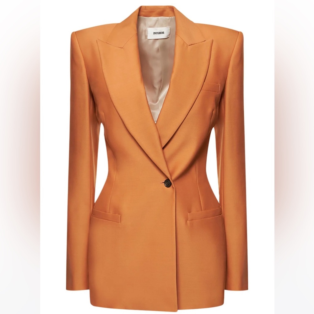 Interior The Fontaine wool & silk suit jacket size 6